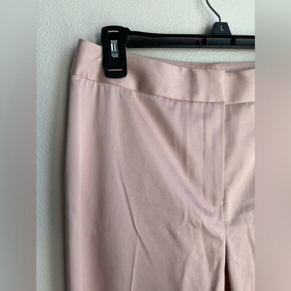 Lafayette 148 New York Pink High Rise Wide leg Dress Pants - Picture 3 of 6